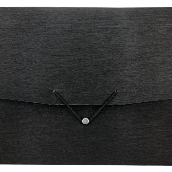 KOLMA Fächermappe LineaVerde A4 11.024.06 schwarz, 12 Tabs,PP,Sand,rec.