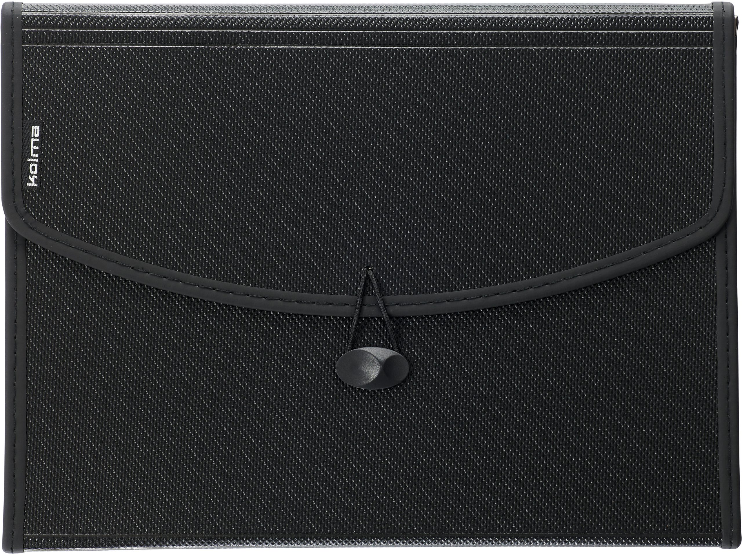 KOLMA-11.053.06-7611967113714 KOLMA Fächermappe Selection A4 11.053.06 mit Zip, schwarz 6 Fächer – Hochwertig & günstig bei ShopDeca