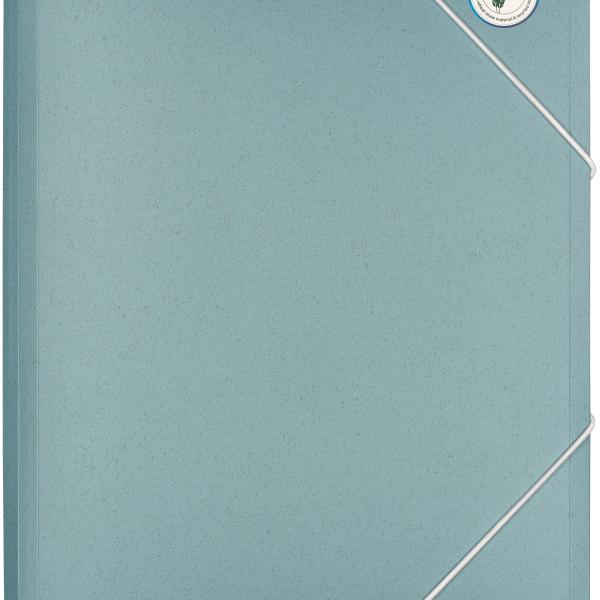 KOLMA Gummizugmappe Weizenstroh A4 11.090.05 blau
