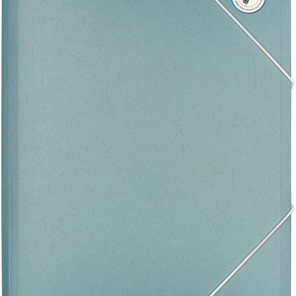 KOLMA Gummizugmappe Weizenstroh A4 11.090.05 blau