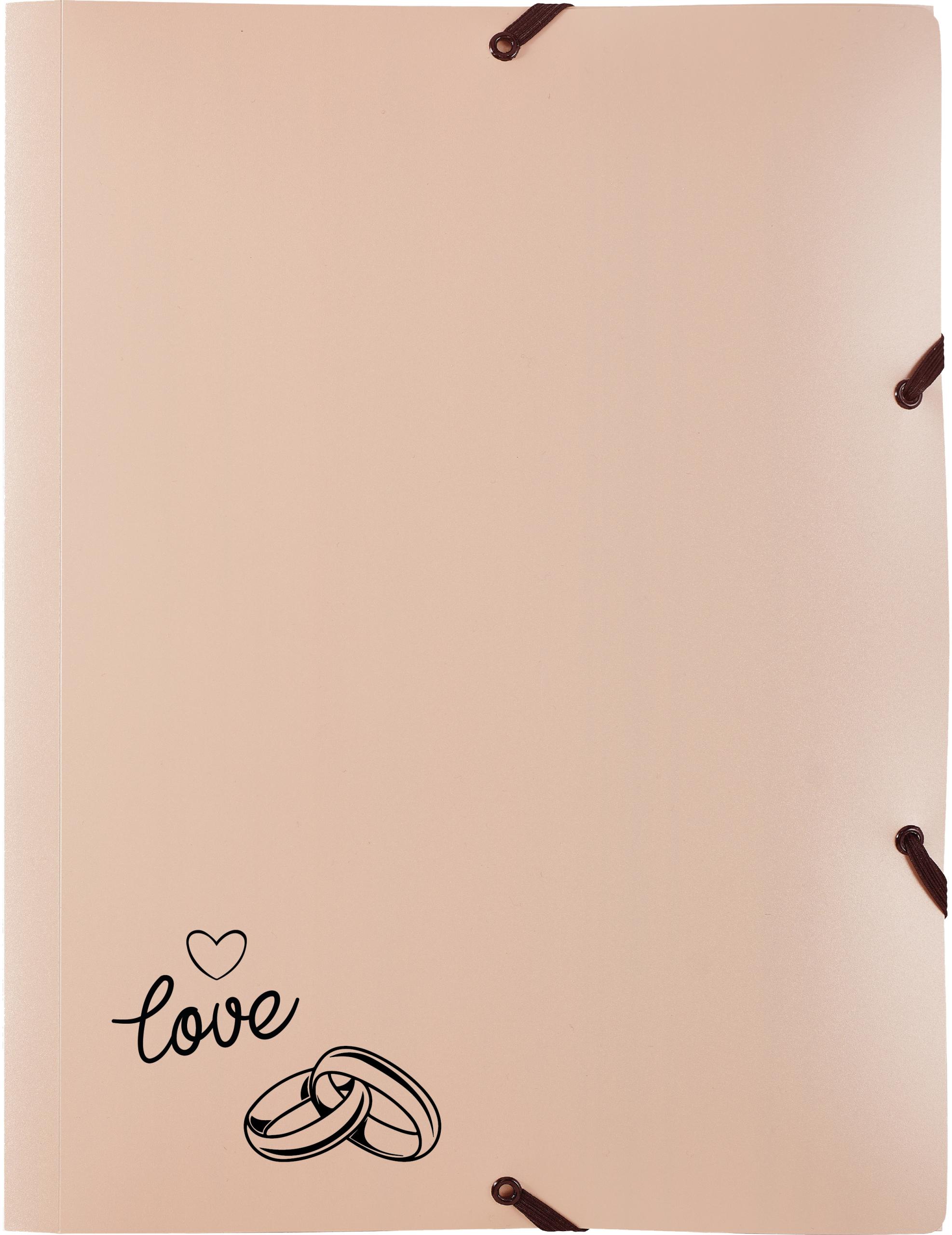 KOLMA-11.179.08-7611967113851 KOLMA Gummibandmappe Wedding A4 11.179.08 opak roségold,love – Hochwertig & günstig bei ShopDeca