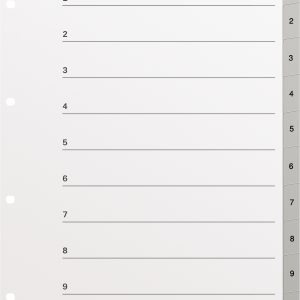 KOLMA Register KolmaFlex A4+ 18.410.03 grau 1-10