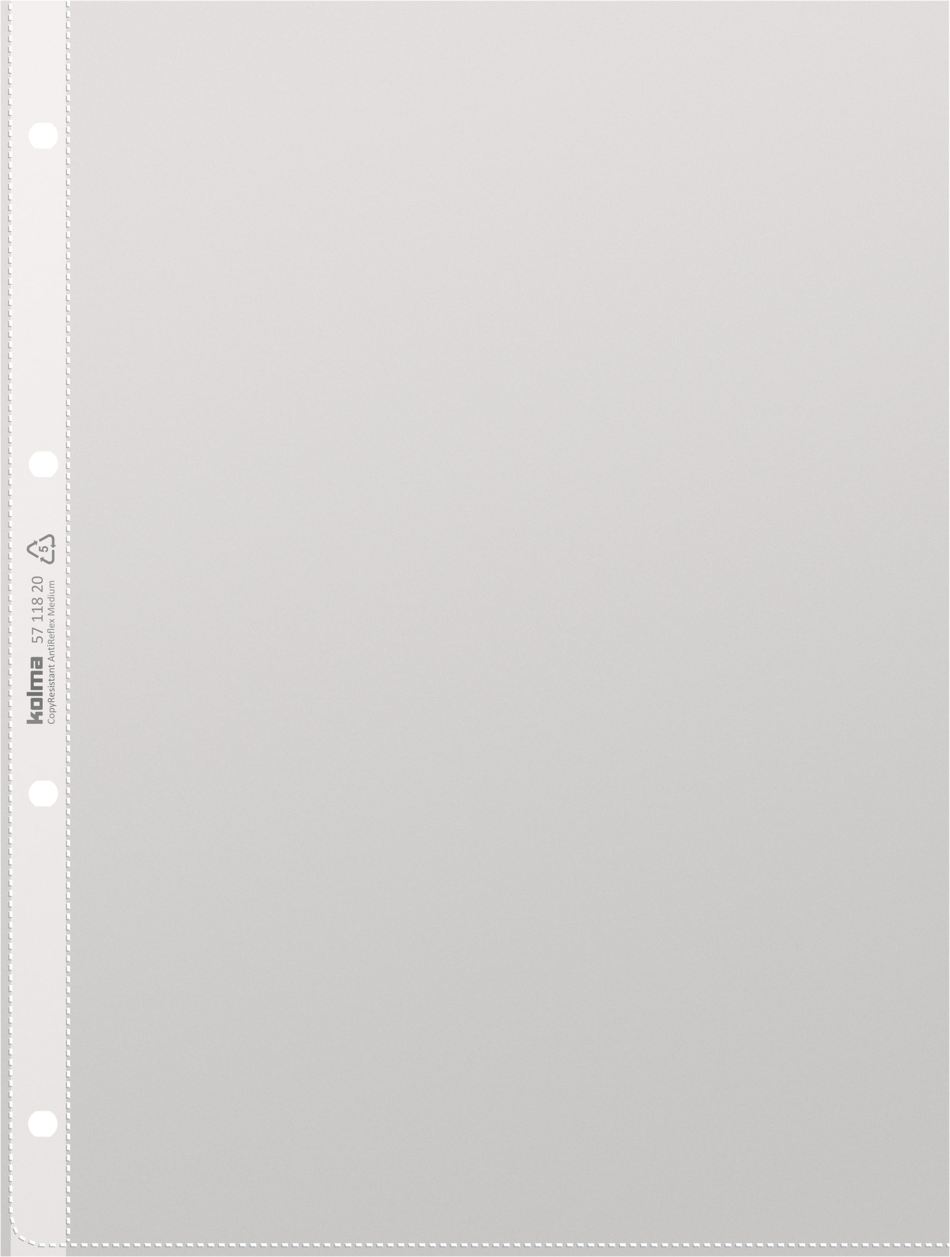 KOLMA-57.118.20-7611967570104 KOLMA Zeigetaschen Copy res. A4 57.118.20 transp., antireflex 100 Stück – Hochwertig & günstig bei ShopDeca