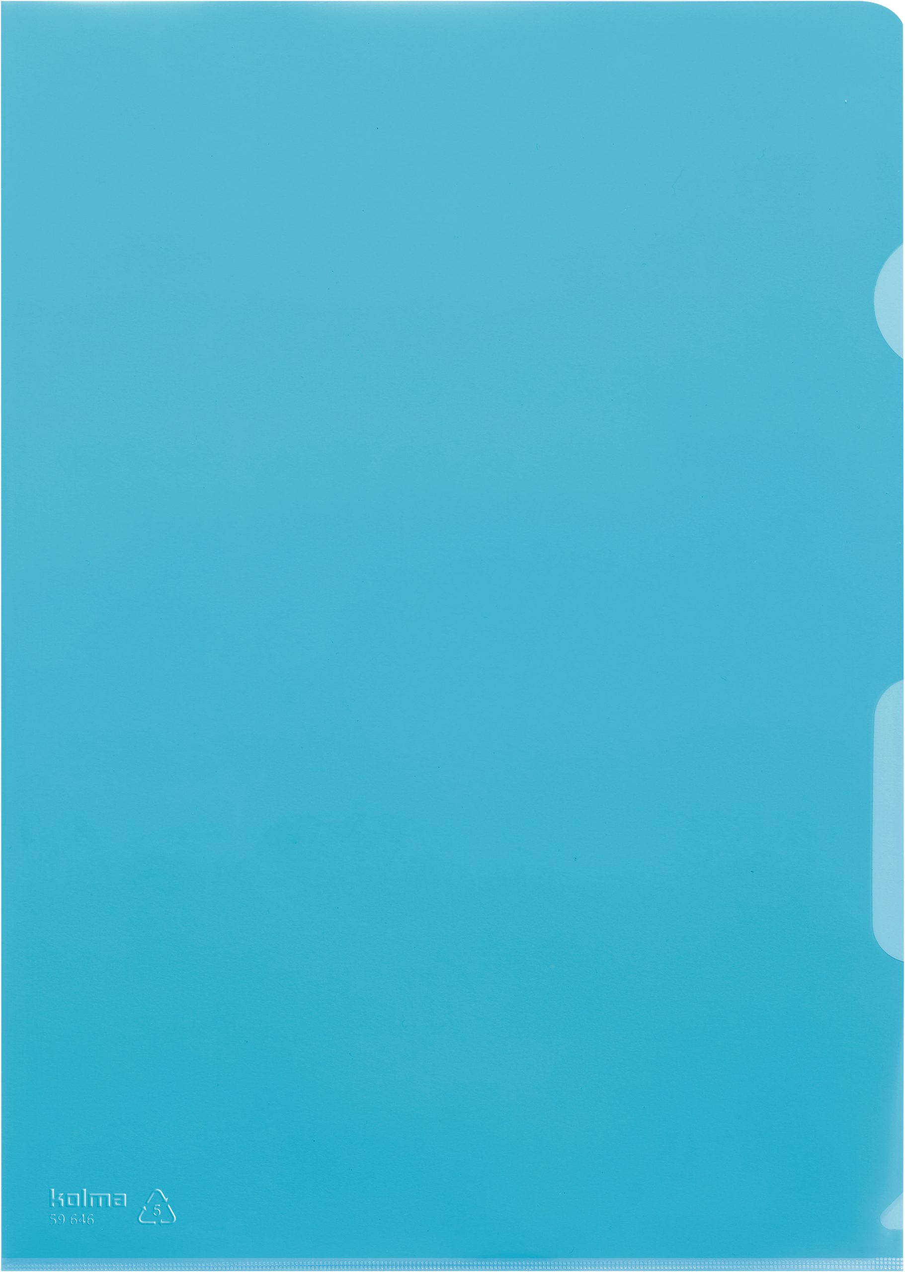 KOLMA-59.646.05-7611967590348 KOLMA Sichtmappen Superstrong A4 59.646.05 blau glatt 10 Stück – Hochwertig & günstig bei ShopDeca