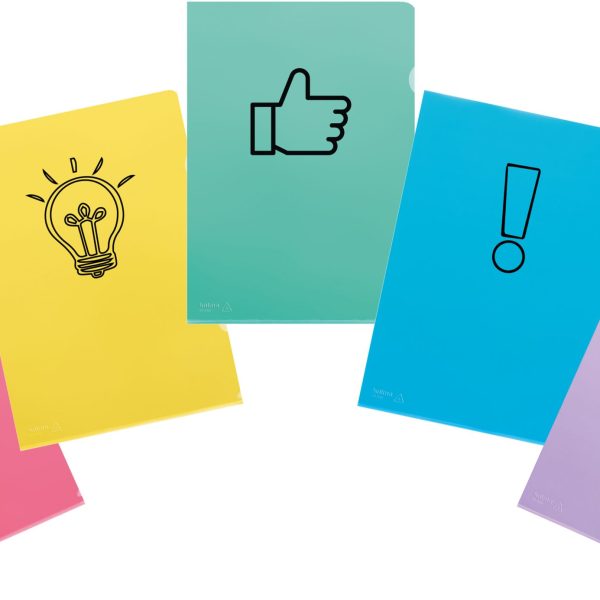 KOLMA Sichtmappe Fashion Symbole 59.900.19 A4 assortiert 10 Stück