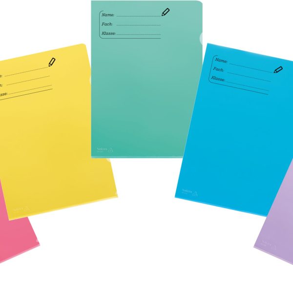 KOLMA Sichtmappe Fashion Schule 59.904.19 A4 assortiert 10 Stück