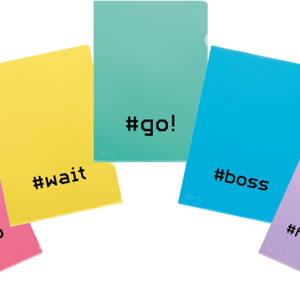 KOLMA Sichtmappe Fashion Hashtag 59.905.19 A4 assortiert 10 Stück