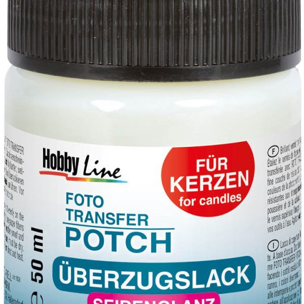 KREUL Überzugslack Potch 50ml 49971 für Kerzen, seidenglanz
