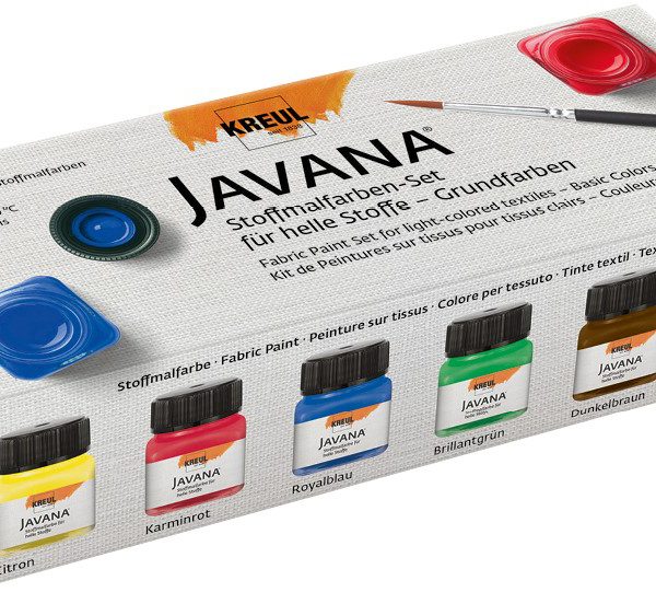 KREUL Stoffmalfarben TEX Sunny 90600 Basic Set 6x20ml