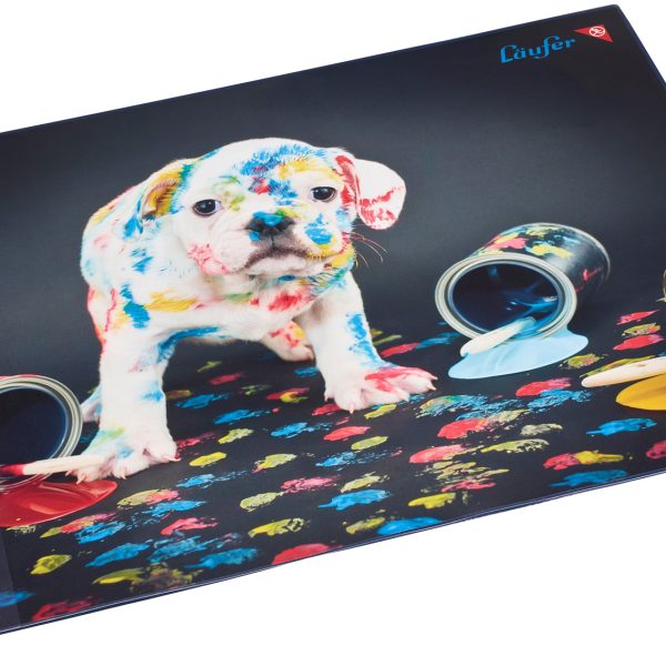 LÄUFER Schreibunterlage 46652 Bunter Hund 53x40cm