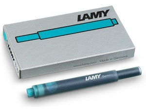 LAMY Tintenpatrone T 10 1202741 türkis 5 Stück