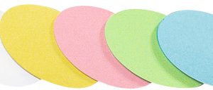 LEGAMASTER Moderationskarten Ovale 7-254199 11x20cm 500 Stück, ass.