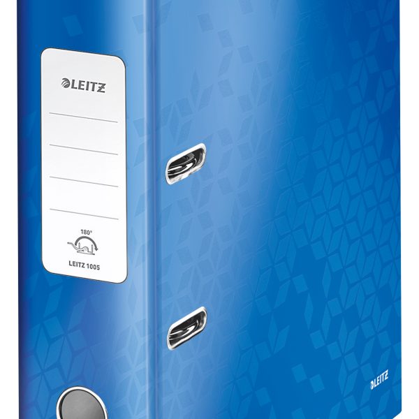 LEITZ Ordner WOW 180° 8cm 10050036 blau A4