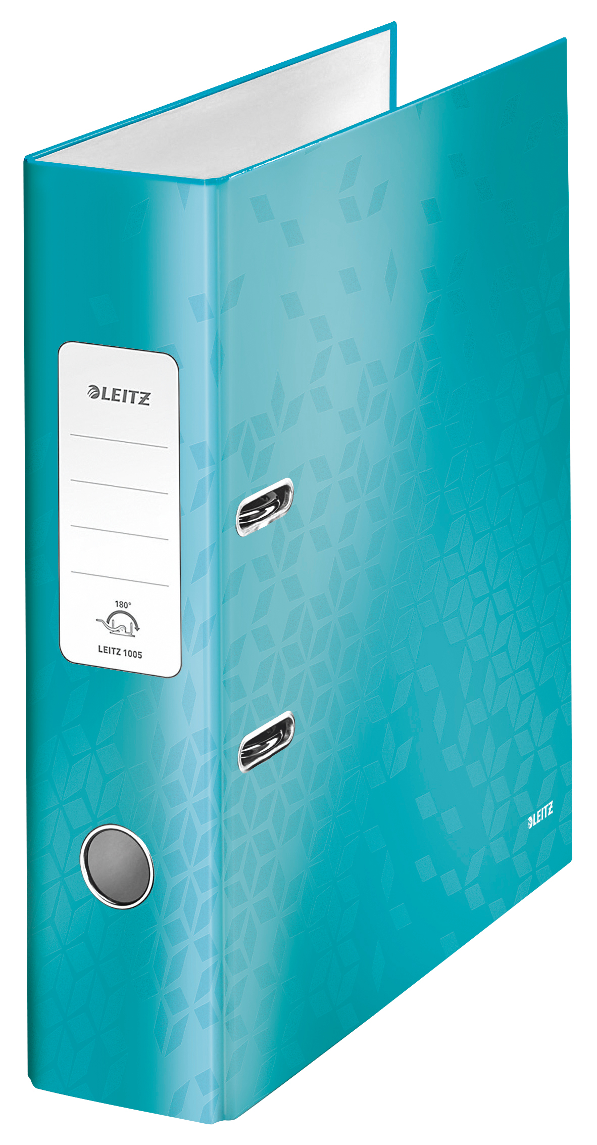 LEITZ-10050051-4002432104031 LEITZ Ordner WOW 180° 8cm 10050051 eisblau A4 – Hochwertig & günstig bei ShopDeca