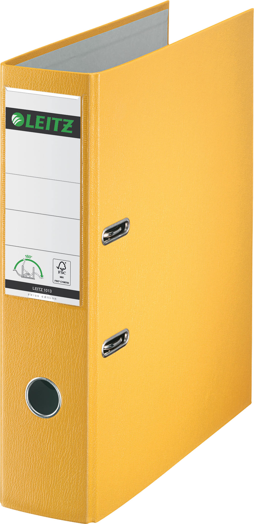 LEITZ-10135015-4002432364961 LEITZ Ordner Swiss Edition 180° 8cm 10135015 gelb A4 – Hochwertig & günstig bei ShopDeca