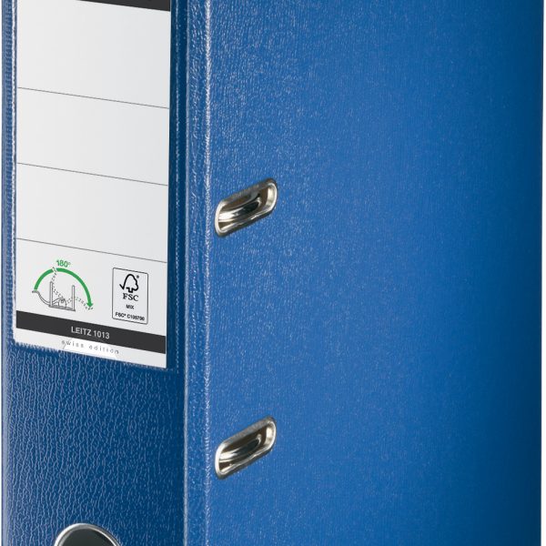 LEITZ Ordner Swiss Edition 180° 8cm 10135035 blau A4