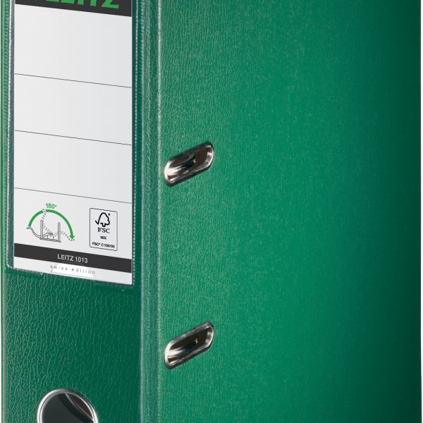 LEITZ Ordner Swiss Edition 180° 8cm 10135055 grün A4