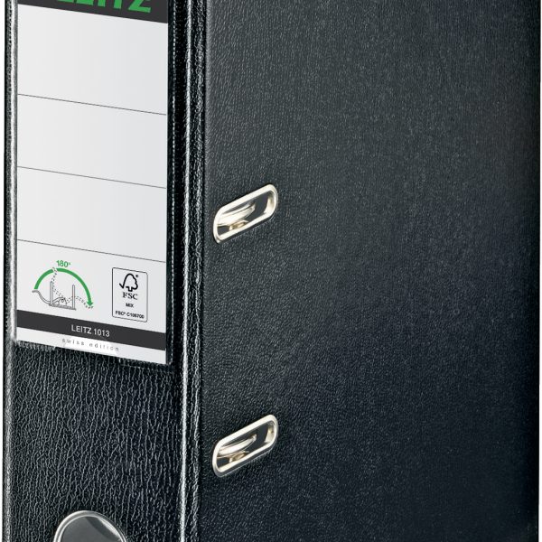 LEITZ Ordner Swiss Edition 180° 8cm 10135095 schwarz A4