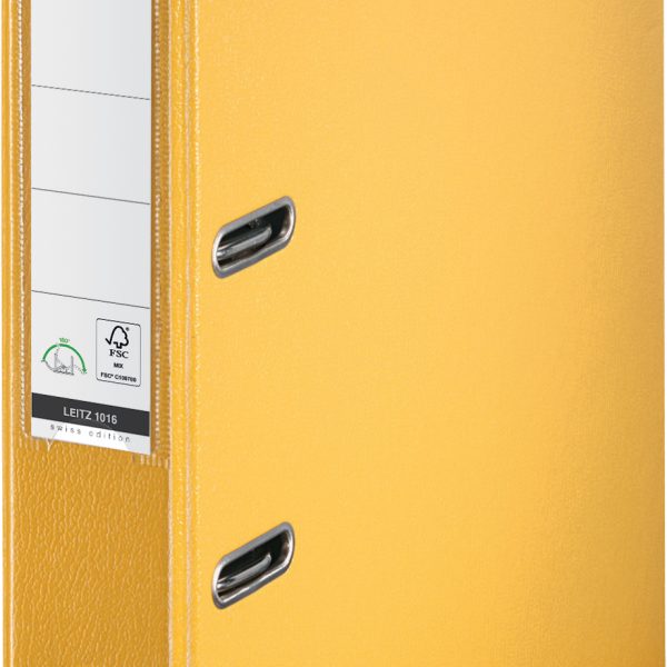 LEITZ Ordner Swiss Edit. 180° 5.2cm 10165015 gelb A4