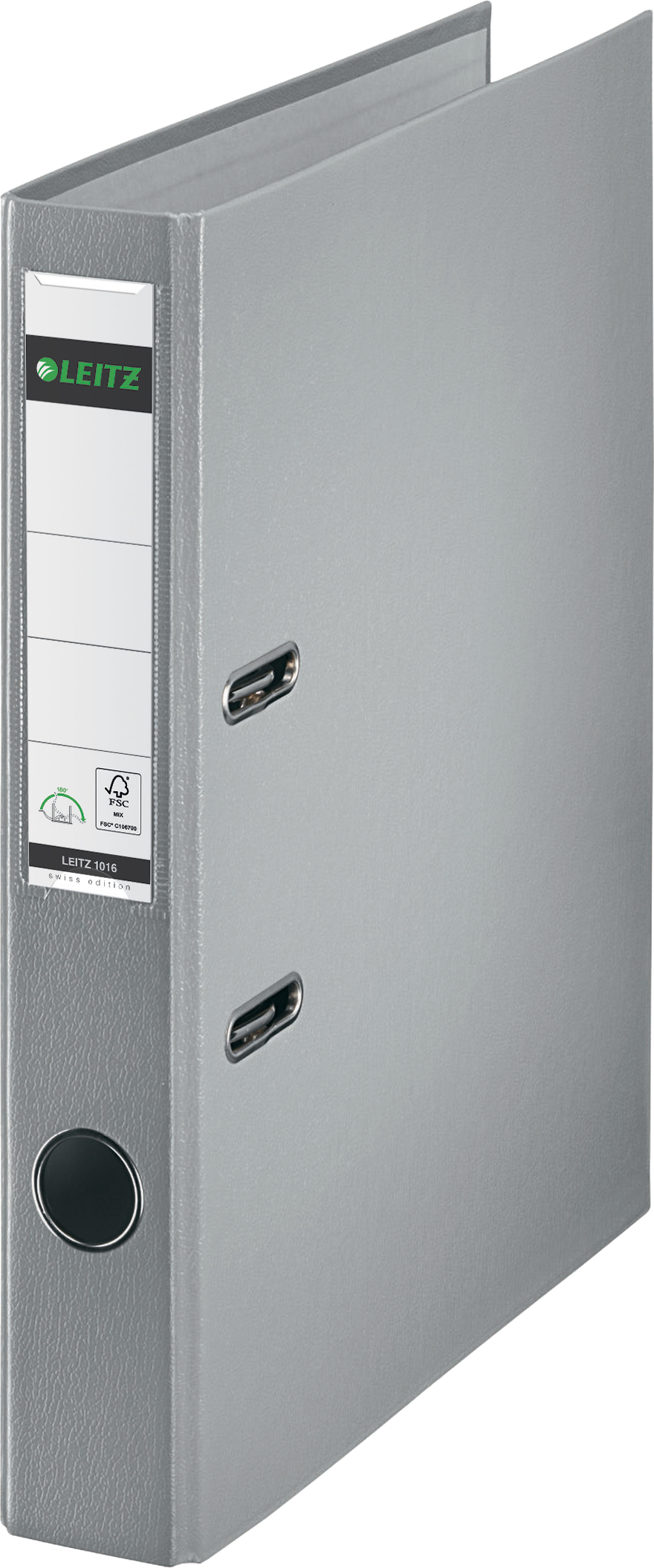 LEITZ-10165085-4002432365098 LEITZ Ordner Swiss Edit. 180° 5.2cm 10165085 grau A4 – Hochwertig & günstig bei ShopDeca