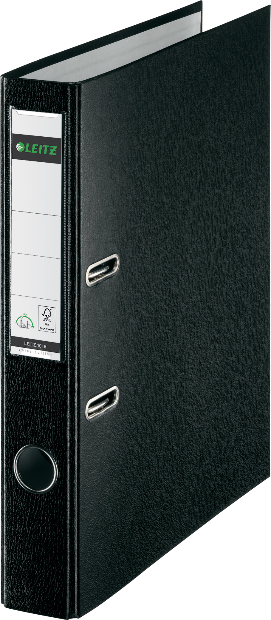 LEITZ-10165095-4002432365104 LEITZ Ordner Swiss Edit. 180° 5.2cm 10165095 schwarz A4 – Hochwertig & günstig bei ShopDeca