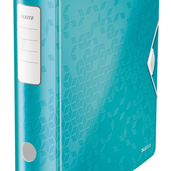 LEITZ Ordner WOW Active 180° 8.2cm 11060051 eisblau A4