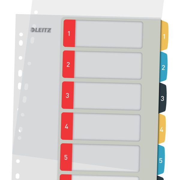 LEITZ Register PP Cosy A4+ 1246-00-00 multicolor 1-6