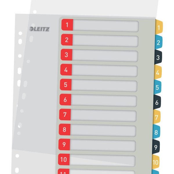 LEITZ Register PP Cosy A4+ 1248-00-00 mulitcolor 1-12