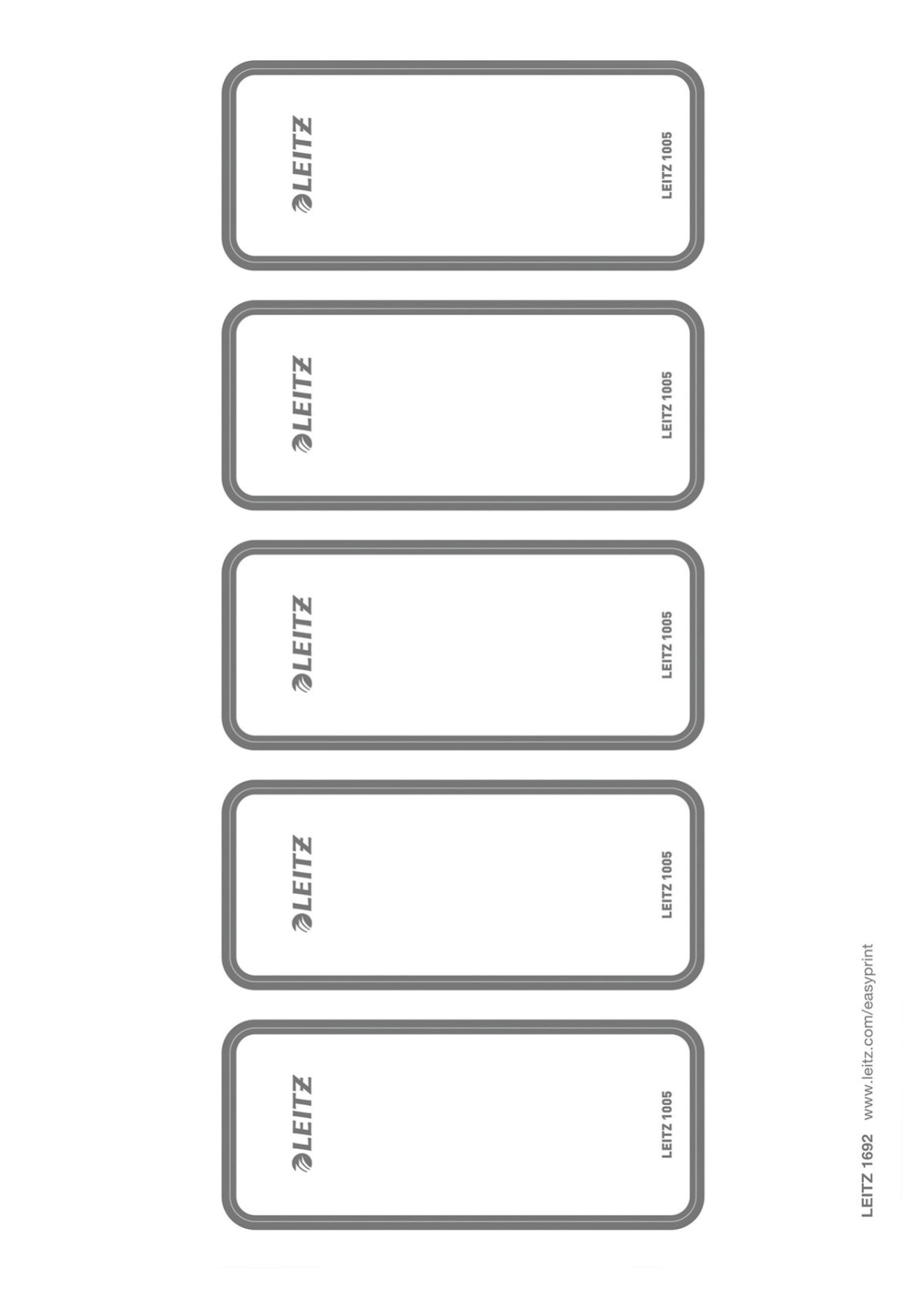 LEITZ Rückenschild Ordner 46x111mm 16920085 selbstklebend 50 Stück – Hochwertig & günstig bei ShopDeca