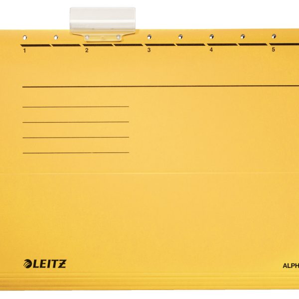 LEITZ Hängemappe Alpha A4 19853015 gelb 5 Stück