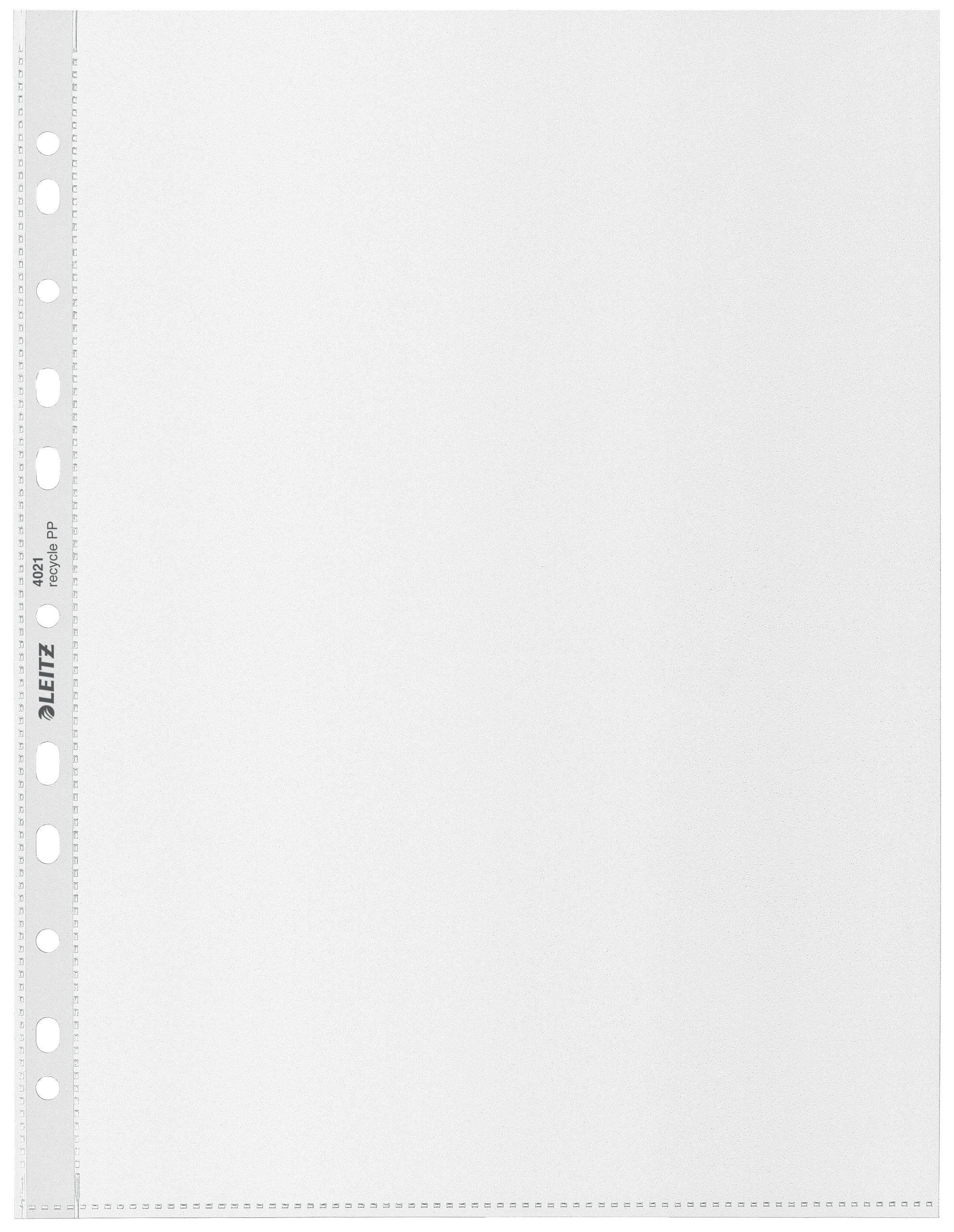 LEITZ-4021-00-03-4002432128082 LEITZ Zeigetaschen PP Recycle A4 4021-00-03 transparent, 100my 25 Stück – Hochwertig & günstig bei ShopDeca