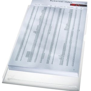 LEITZ Sichtmappen Maxi A4 4056-30-03 transparent 170my 5 Stück