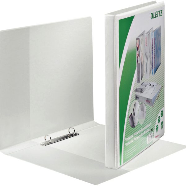 LEITZ Präsentationsringbuch A4 42770001 weiss 2R 30mm