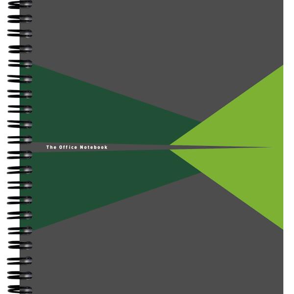 LEITZ Collegeblock Office Card A5 44580055 grün kariert