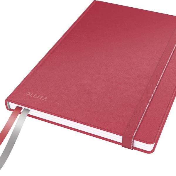 LEITZ Notizbuch Complete A5 44770025 kariert rot