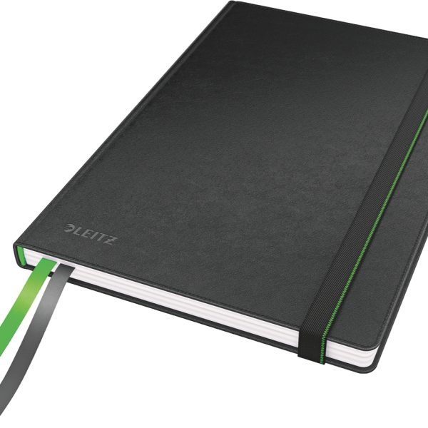 LEITZ Notizbuch Complete A5 44770095 kariert schwarz