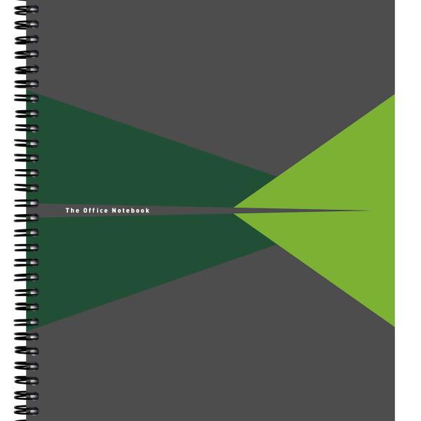 LEITZ Collegeblock Office PP A4 44950055 grün kariert