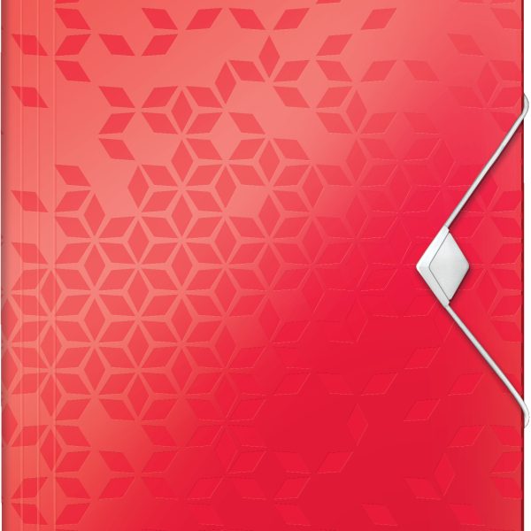 LEITZ Gummibandmappe WOW A4 4599-00-26 rot für 150 Blatt