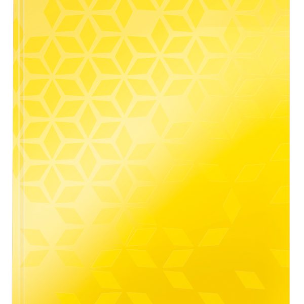 LEITZ Notizbuch WOW A5 4628-10-16 kariert, 90g gelb