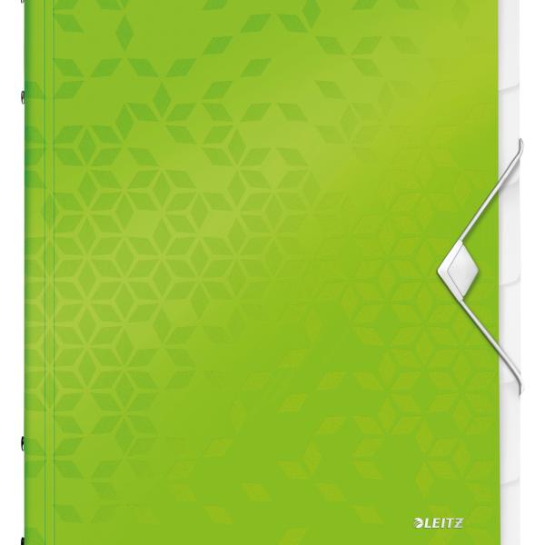 LEITZ Ordnungsmappe WOW PP A4 4633-00-54 grün 6-teilig