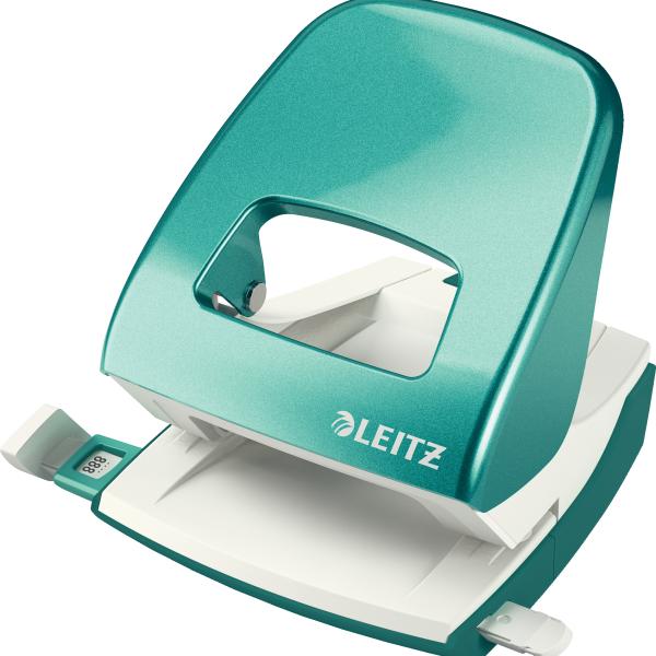 LEITZ Bürolocher NeXXt WOW 5008 50081051 eisblau 30 Blatt