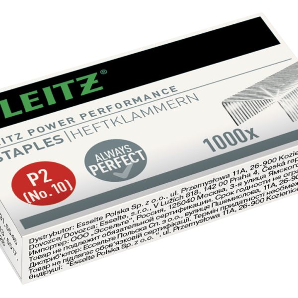 LEITZ Heftklammern P2 Nr. 10 5577-00-00 verzinkt 1000 Stück