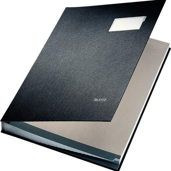 LEITZ Unterschriftsmappen A4 57000095 schwarz 20 Fächer