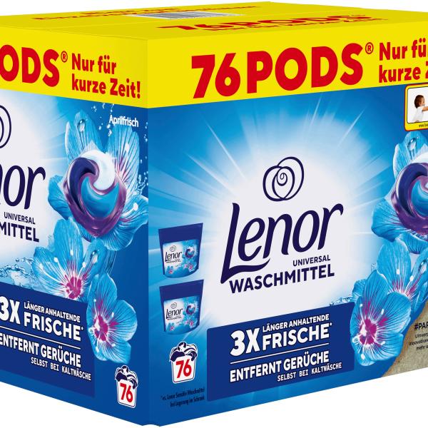 LENOR Wäsche-Pods Allin1 972043 Aprilfrisch 76 Pods