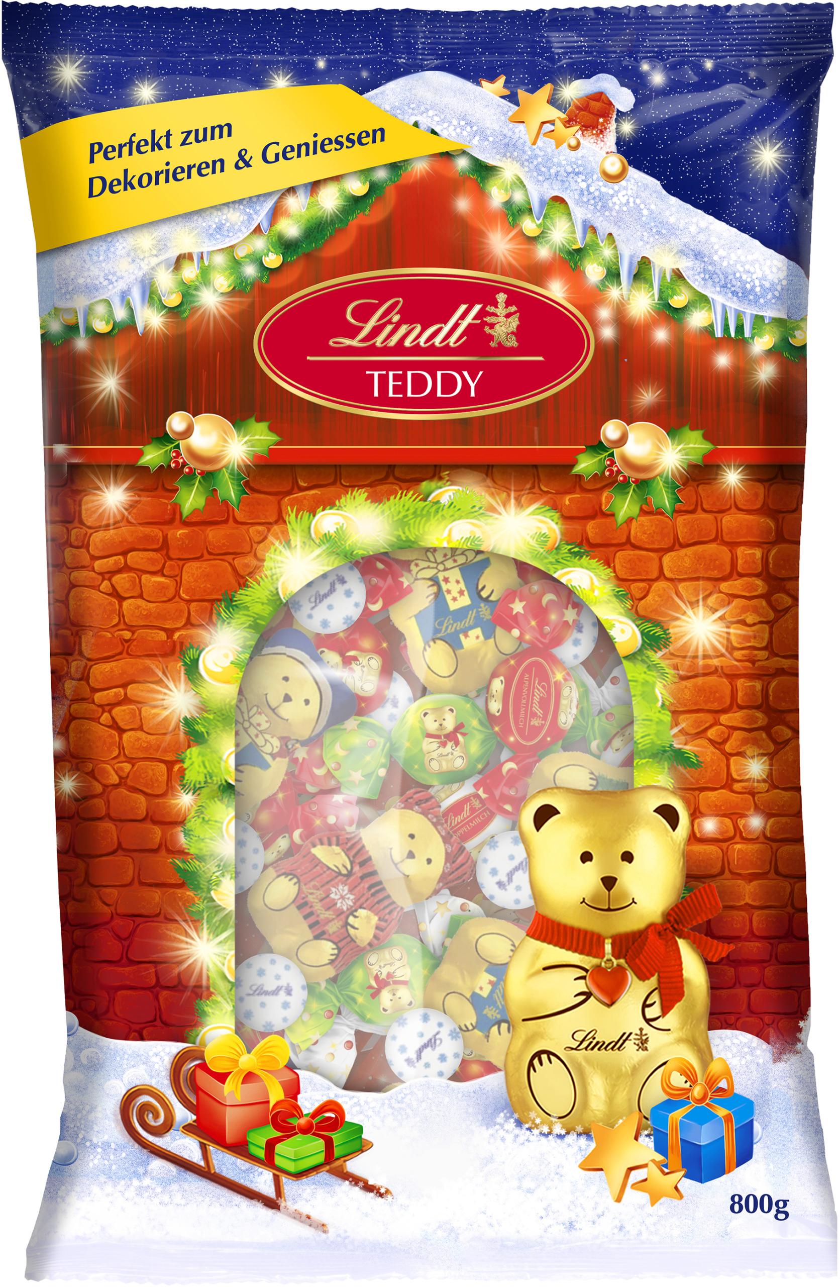 LINDT-470420-7610400095402 LINDT Teddy Weihnachtsmischung 470420 800g – Hochwertig & günstig bei ShopDeca