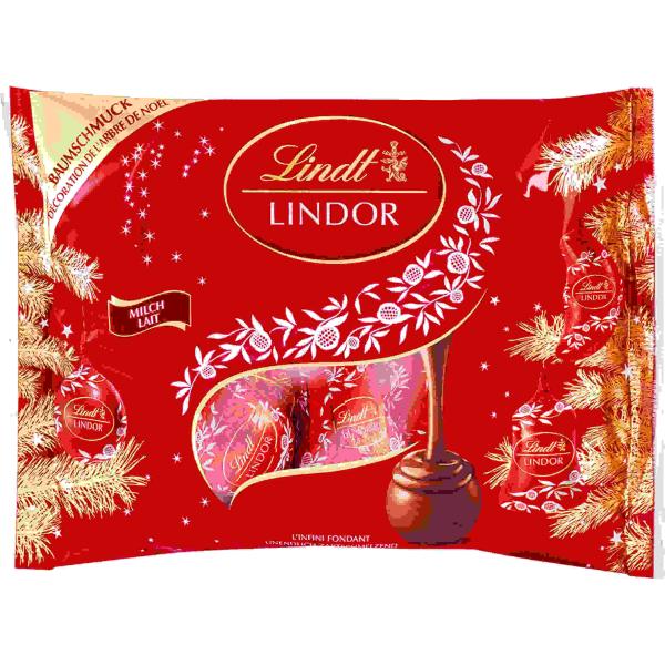 LINDT Baumschmuck 671937 Lindor Milch 240g