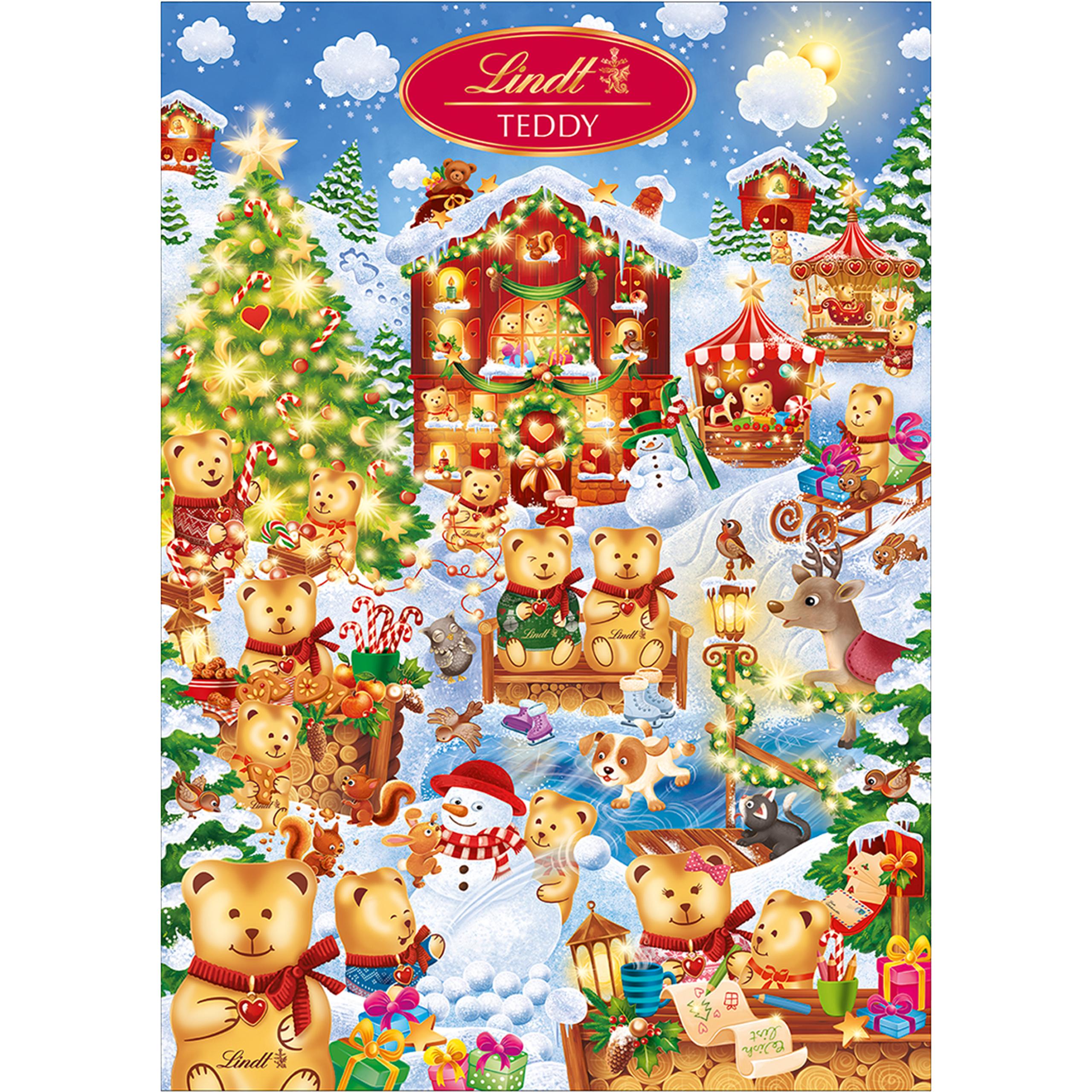 LINDT-676625-4000539754142 LINDT Adventskalender 676625 Teddy Wimmelbild 265g – Hochwertig & günstig bei ShopDeca