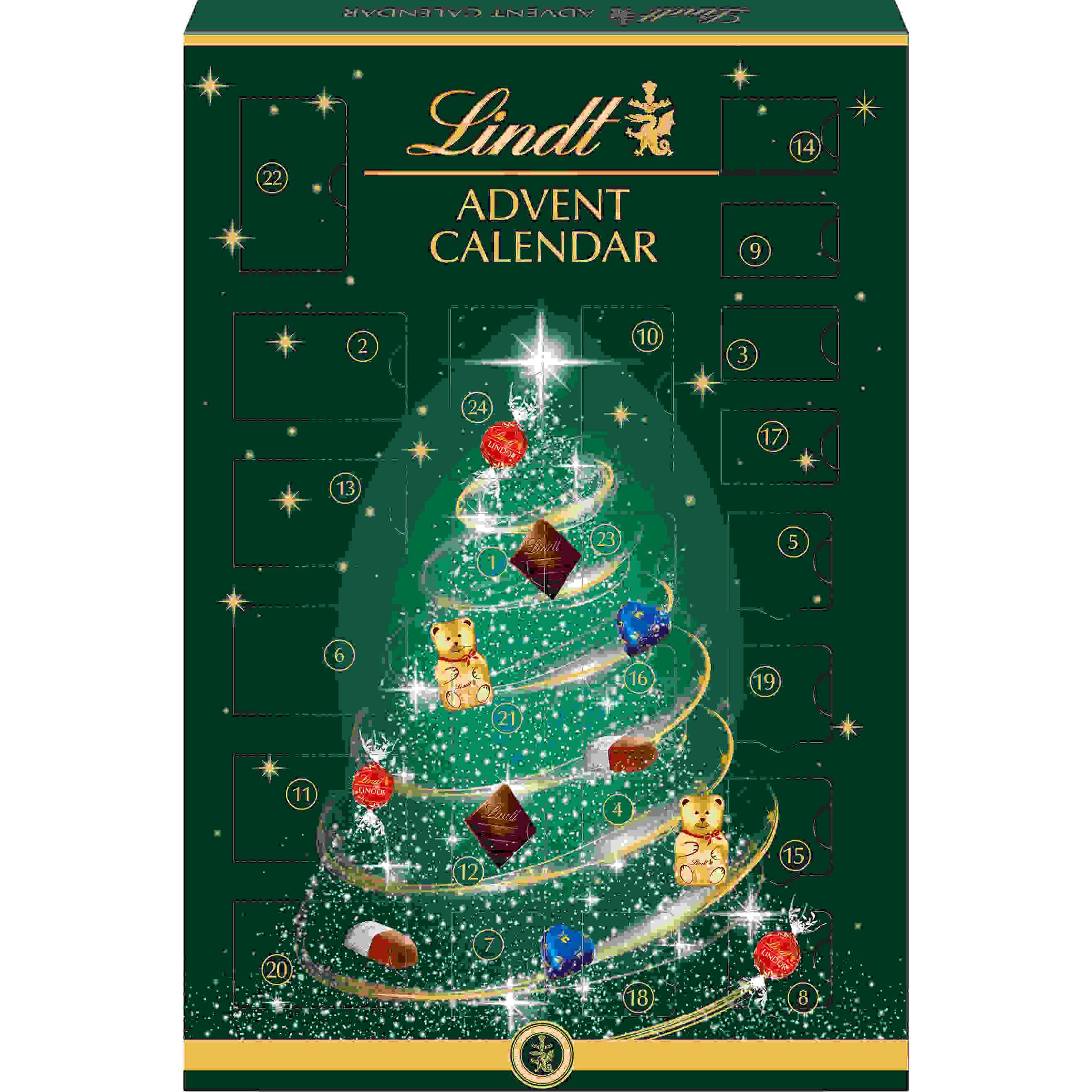 LINDT-694015-3046920040150 LINDT Adventskalender 694015 Weihnachtsbaum 221g – Hochwertig & günstig bei ShopDeca