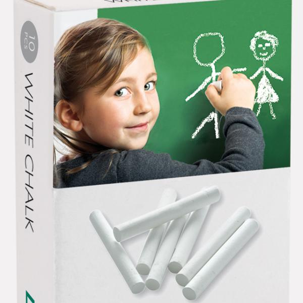 LINEX Tafelkreiden 100412172 weiss 10 Stück