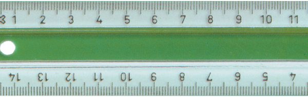 LINEX Superlineal 30cm 87400L grün/transp.